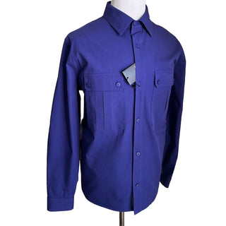 Saint Laurent Men Shirt Overshirt Jacket Encre/Blue Size 42/XL New $850 Italy