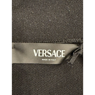 Versace Embroidered Wool/Silk Black Jacket with Hoodie 46 US (56) 1014506 NWT
