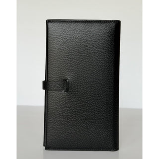 Burberry Ellie Bifold Black Long Leather Wallet 8113146 Made in Italy NWT $925