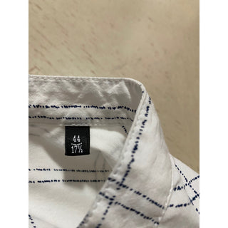 NWT $925 Giorgio Armani Mens Crewneck Shirt While 44/17.5 Italy