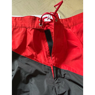 NWT $890 Ferragamo Men’s Swim Short Black/Red size 34 US/50 Eu Italy