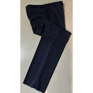 NWT $4800 Gucci Men G Logo London Wool Suit Navy 38 US/48 Eu Switzerland
