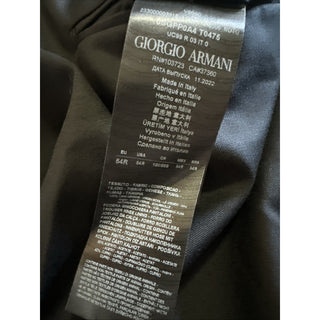 Giorgio Armani Men Wool Dress Pants Black 38 US/54 Eu New $795