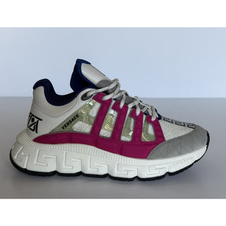 Versace Women’s Trigreca Barocco Sneakers White 9.5 US (39.5) Italy 1004182 NIB