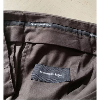 NWT Ermenegildo Zegna Dress Pants DK Beige 40 US ( 56 Eu )