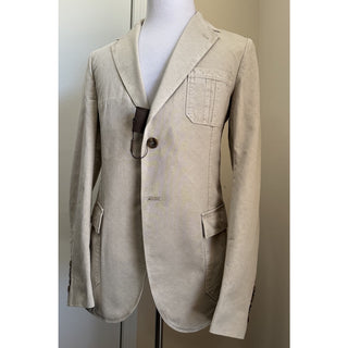 NWT $1580 Gucci Mens Sport Coat Blazer Ivory 40R US/50R Eu Italy