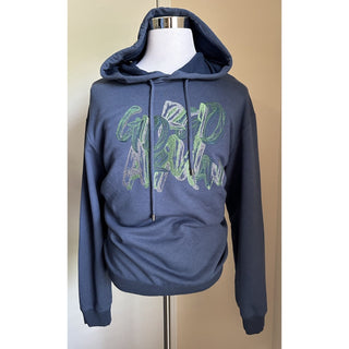 Giorgio Armani Men hoodie Pullover Blue L ( 52 Eu ) Italy NWT $1995