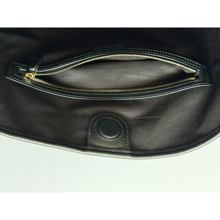 Gucci GG Emblem Leather Medium Black Tote Shoulder Bag 847452 Italy NWOT