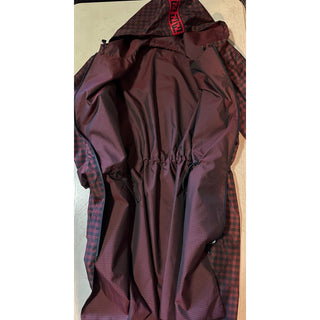 New $3290 Fendi Men’s Reversible Parka Coat Black/Red Size 40 US/50 Eu Italy