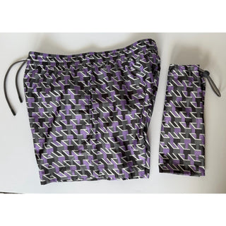 Gucci Men's Boxer Stone/Lilac Nylon Swim Shorts 30 US (46 Euro) Italy 787899
