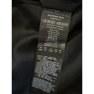 Giorgio Armani Men Wool Dress Pants Black 34 US/50 Eu New $795