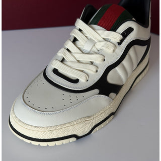 Gucci Women’s Re-Web Sneakers White/Black 9 US (39 Euro) 807059 NIB