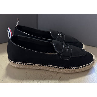 NIB Thom Browne Men Penny Espadrille Loafers Shoes Black 9 US/42 EU Spain