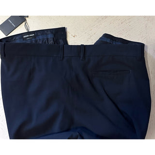 NWT $1495 Giorgio Armani Men Wool Dress Pants Navy 36 US/52 Eu