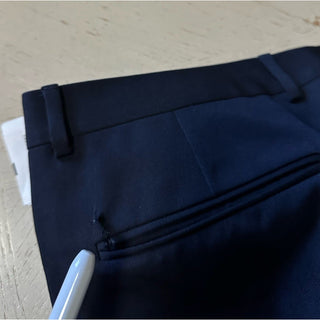 Valentino Men Wool Dress Pants Navy 42 US/58 Eu New $1095