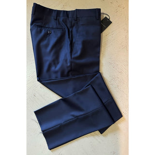 Giorgio Armani Men Wool Dress Pants Navy 36 US/52 Eu New $795