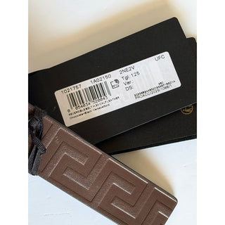 Versace Greca Calf Leather Reversible Brown/Black Belt 125 (50) 1021757 IT NWT