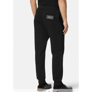 Versace Men's Embroidered Black Activewear Pants 4XL Italy 1012568 NWT $1195