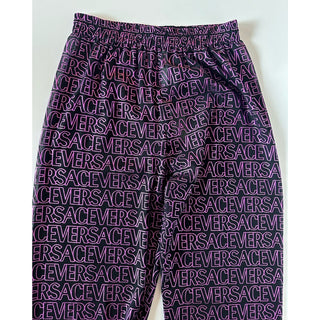 Versace Print Women’s Swim Robe Pants Black/Pink 2 US (38) IT 101013 NWT $1095