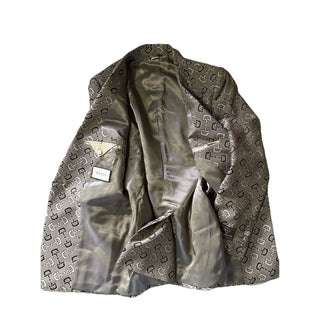 NWT $4800 Gucci Men MACRO HORSEBIT ALL OVER Jacket Blazer Beige/Brown 36 US/46 E