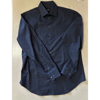 Giorgio Armani Men’s Dress Shirt Black Size 41/16 Italy