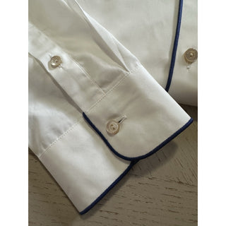 New $1200 Gucci Men’s Dress Shirt White 43/17 Italy