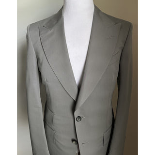 NWT $5650 TOM FORD Men Atticus Sport Coat Jacket Blazer Pebble Gray 40R US/50R E