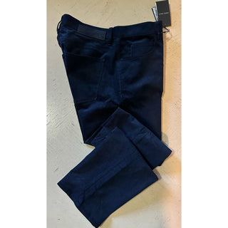 New Giorgio Armani Men’s Corduroy Pants Jeans Navy Size 31 Made In Italy
