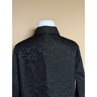 Versace Medusa Blouson Cotton Twill and Techno Black Jacket 42 US 1019187 NWT