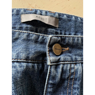 New $550 Bally Women's Jeans Pants Blue 8 US ( 40 Eu ) Italy