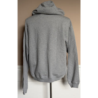 Gucci Chain Print Logo Hooded Sweatshirt Gray Hoodie Men’s Large 715911 NWT