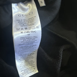 New $1650 Gucci Men’s Cargo Cotton Jersey Sweatpants Black Size XL