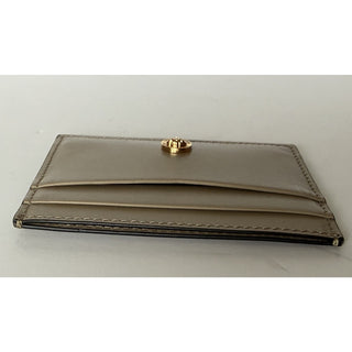 Versace Medusa Head Brown Calf Leather Card Case Wallet 1013363 Italy NIB