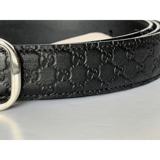 Gucci Men’s Microguccissima Soft Leather Belt Black 115/46 510309 Italy NWT