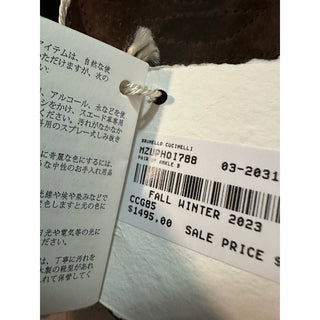 NIB $1495 Brunello Cucinelli Men’s Suede Boots Shoes DK Brown 9 US/42 Eu