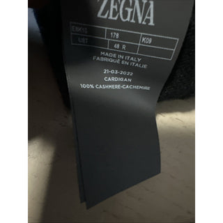 NWT $2490 ZEGNA Cashmere Hoodie Sweater Pullover Black 48 Eu ( S-M ) Italy