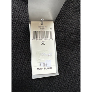 NWT $1490 Polo Ralph Lauren Purple Label Cashmere Embellished Turtleneck XL