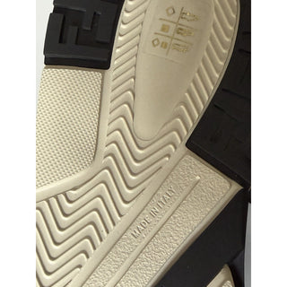 Fendi Flow Sneakers Gray/Yellow/White 11 US (10 Fendi) 7E1689 Italy NIB $1190