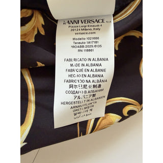 Versace Men's Blouson Medusa Jacket Black/Gold 50 US (60 Euro) 1021686 NWT $1550