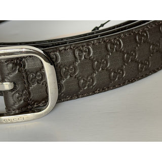 Gucci Men’s Microguccissima Soft Leather Belt Brown 110/44 510309 Italy NWT