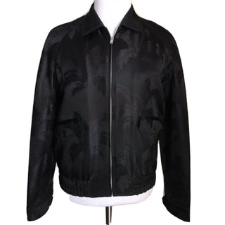 New $2690 Saint Laurent Zipped Raglan Jacket Coat Black 40 US ( 50 Eu ) Italy
