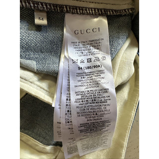 NWT $1150 Gucci Men Jeans Pants Blue Size 38 US/54 Eu