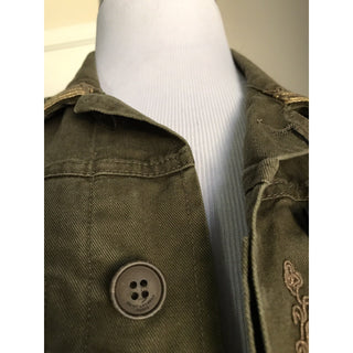 New $2290 Saint Laurent Jacket Coat Green/Kaki 40 US ( 50 Eu ) Italy