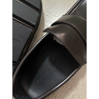 New $1050 Bottega Venetta Men Leather Driver Moccasin Shoes Brown 9 US/42 Eu