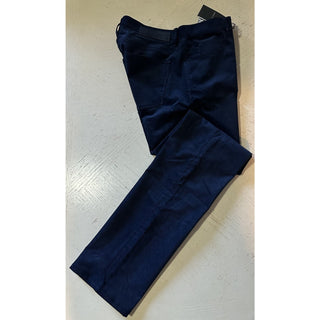 New Giorgio Armani Men’s Corduroy Pants Jeans Navy Size 31 Made In Italy