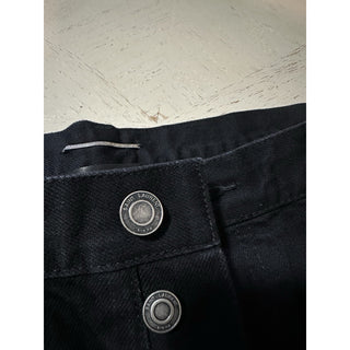 NWT $790 Saint Laurent Men High Rise Jeans Short Pants Black 34 (Measured 36 )