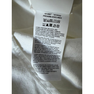 Versace Men’s Denim Stretch White Overshirt 46 US (56 Euro) 1013887 IT NWT $1625