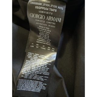 Giorgio Armani Men Wool Dress Pants Black 36 US/52 Eu New $795
