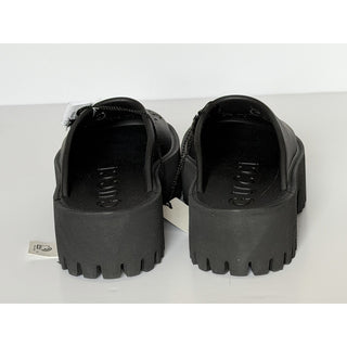 Gucci GG Monogram Rubber Platform Mule Slides Black 9 US (39 Euro) 663577 NWT