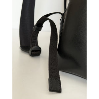 Versace Greca Embossed Leather Black Backpack Made in Italy 1020735NWT $1925